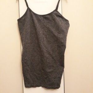 Womens Plus 3X Torrid Tank/Camisole Heathered Dark/Light Gray Adjustable Straps!